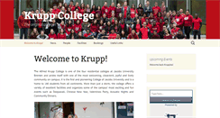 Desktop Screenshot of krupp-college.de